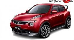 3 999 р. Накладка на передний бампер Impul Nissan Juke 1 YF15 дорестайлинг (2010-2014) (Неокрашенная)  с доставкой в г. Набережные‑Челны. Увеличить фотографию 8