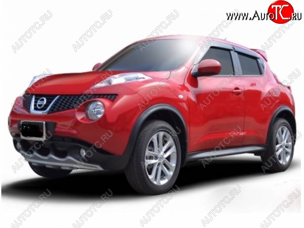 4 999 р. Накладка на передний бампер Impul-style Nissan Juke 1 YF15 дорестайлинг (2010-2014) (Неокрашенная)  с доставкой в г. Набережные‑Челны