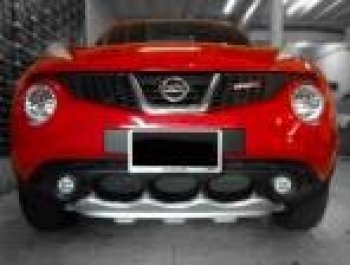 4 999 р. Накладка на передний бампер Impul-style Nissan Juke 1 YF15 дорестайлинг (2010-2014) (Неокрашенная)  с доставкой в г. Набережные‑Челны. Увеличить фотографию 2