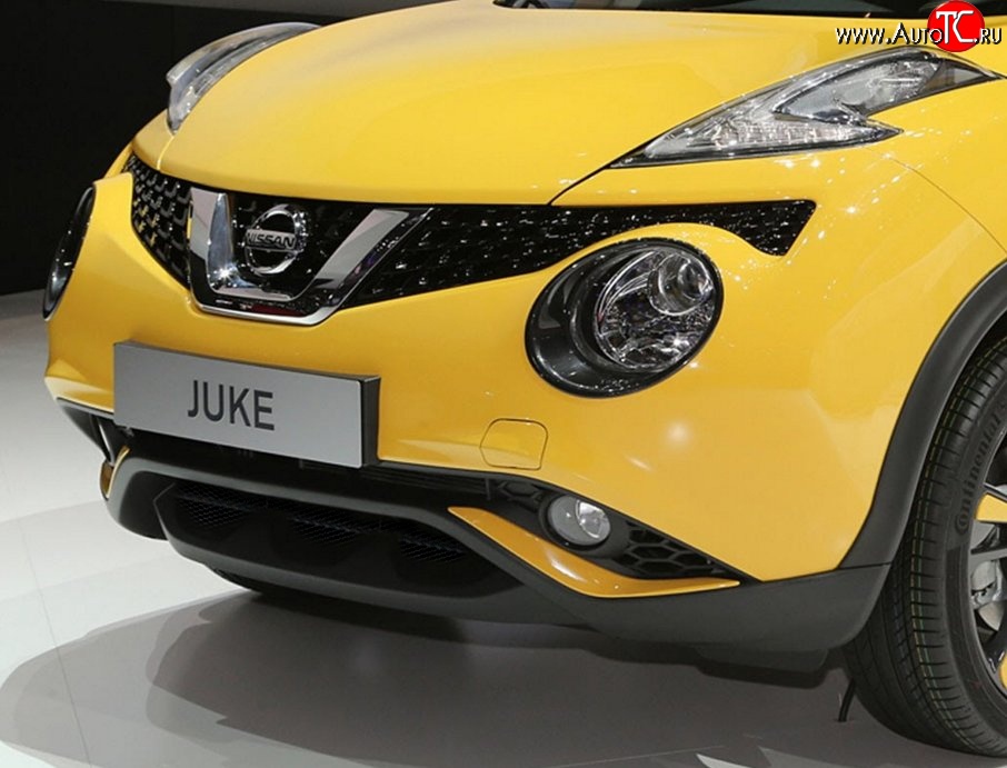 2 294 р. Сетка на бампер (рестайлинг) Novline Nissan Juke 1 YF15 дорестайлинг (2010-2014)  с доставкой в г. Набережные‑Челны