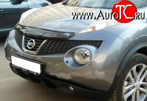 2 879 р. Дефлектор капота NovLine  Nissan Juke  1 YF15 (2010-2014) дорестайлинг  с доставкой в г. Набережные‑Челны