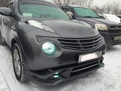 10 199 р. Решетка радиатора KENSTYLE Nissan Juke 1 YF15 дорестайлинг (2010-2014) (Неокрашенная)  с доставкой в г. Набережные‑Челны. Увеличить фотографию 2