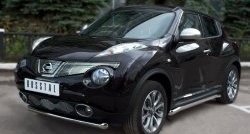 15 799 р. Одинарная защита переднего бампера SLITKOFF диаметром 63 мм (4x4) Nissan Juke 1 YF15 дорестайлинг (2010-2014)  с доставкой в г. Набережные‑Челны. Увеличить фотографию 4