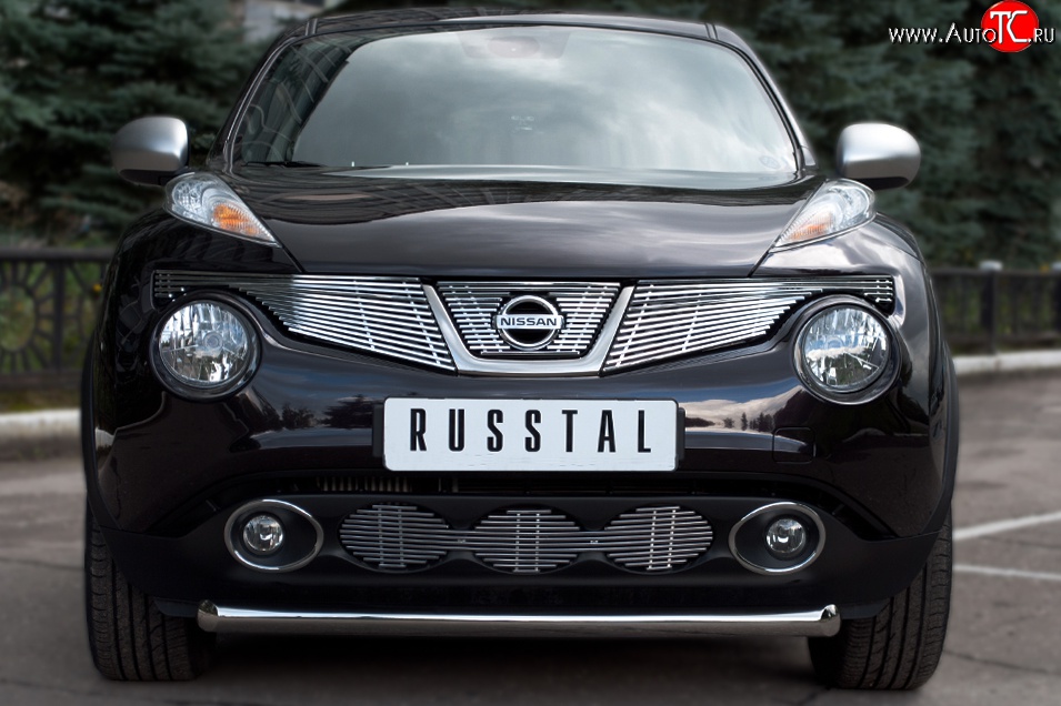 15 799 р. Одинарная защита переднего бампера SLITKOFF диаметром 63 мм (4x4) Nissan Juke 1 YF15 дорестайлинг (2010-2014)  с доставкой в г. Набережные‑Челны