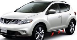 7 399 р. Задний левый молдинг двери 82870-1AA3A Nissan Murano 2 Z51 дорестайлинг (2008-2011)  с доставкой в г. Набережные‑Челны. Увеличить фотографию 2