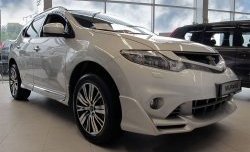 22 749 р. Комплект порогов Impul Nissan Murano 2 Z51 рестайлинг (2010-2016) (Неокрашенные)  с доставкой в г. Набережные‑Челны. Увеличить фотографию 2