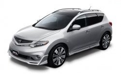 22 749 р. Комплект порогов Impul Nissan Murano 2 Z51 рестайлинг (2010-2016) (Неокрашенные)  с доставкой в г. Набережные‑Челны. Увеличить фотографию 9