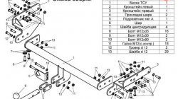 33 999 р. Фаркоп Лидер Плюс  Nissan NP300 (2008-2013) (Без электропакета)  с доставкой в г. Набережные‑Челны. Увеличить фотографию 2