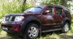 3 599 р. Молдинги дверей RA (узкие, комплект) Nissan Pathfinder R51 дорестайлинг (2004-2007) (Поверхность глянец (под окраску), Неокрашенные)  с доставкой в г. Набережные‑Челны. Увеличить фотографию 4