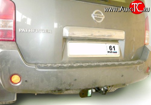 5 699 р. Фаркоп Лидер Плюс (до 1200 кг) Nissan Pathfinder R51 рестайлинг (2009-2014) (Без электропакета)  с доставкой в г. Набережные‑Челны