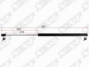 Газовый упор крышки багажника SAT Nissan Primera 1 седан P10 (1990-1995)