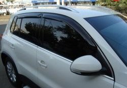 Дефлекторы окон (ветровики) 4 шт. Novline Nissan Qashqai 1 дорестайлинг (2007-2010)