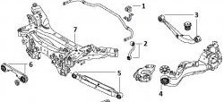 1 039 р. Полиуретановый сайлентблок ступицы задней подвески Точка Опоры Nissan X-trail 2 T31 дорестайлинг (2007-2011)  с доставкой в г. Набережные‑Челны. Увеличить фотографию 2