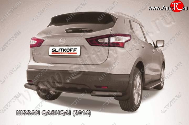 7 199 р. Уголки d76  Nissan Qashqai  2 (2013-2019) J11 дорестайлинг (Цвет: серебристый)  с доставкой в г. Набережные‑Челны