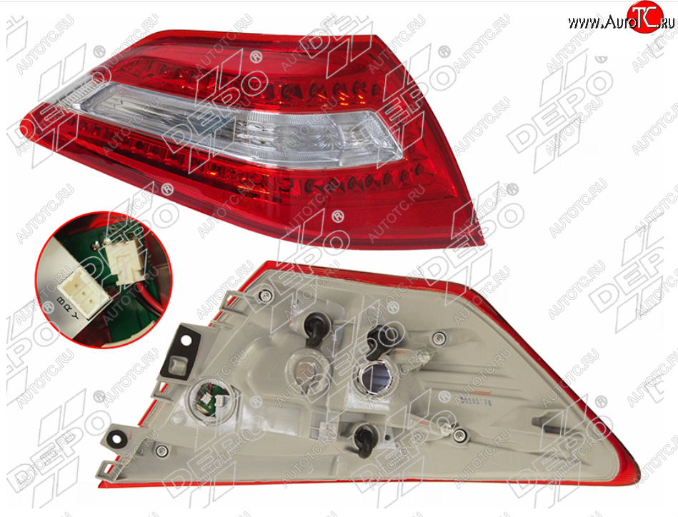 4 999 р. Левый фонарь задний DEPO Nissan Teana 2 J32 дорестайлинг (2008-2011)  с доставкой в г. Набережные‑Челны