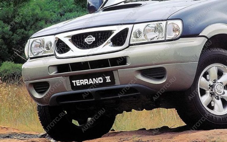 46 999 р. Передний бампер POLCAR Nissan Terrano2 R20 2-ой рестайлинг (1999-2006) (неокрашенный)  с доставкой в г. Набережные‑Челны