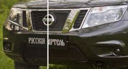 2 199 р. Защитная сетка решетки переднего бампера РА  Nissan Terrano  D10 (2013-2022) дорестайлинг, рестайлинг  с доставкой в г. Набережные‑Челны. Увеличить фотографию 4