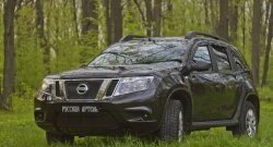 2 199 р. Защитная сетка решетки переднего бампера РА  Nissan Terrano  D10 (2013-2022) дорестайлинг, рестайлинг  с доставкой в г. Набережные‑Челны. Увеличить фотографию 6