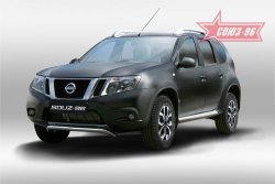 Защита переднего бампера Souz-96 (d60) Nissan Terrano D10 рестайлинг (2016-2022)