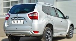 15 899 р. Защита заднего бампера (2 трубы Ø42 мм, нержавейка) SLITKOFF Nissan Terrano D10 дорестайлинг (2013-2016)  с доставкой в г. Набережные‑Челны. Увеличить фотографию 4