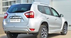 14 449 р. Одинарная защита заднего бампера из трубы диаметром 42 мм SLITKOFF Nissan Terrano D10 дорестайлинг (2013-2016)  с доставкой в г. Набережные‑Челны. Увеличить фотографию 4