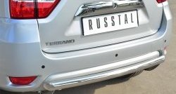 15 999 р. Одинарная защита заднего бампера из трубы диаметром 63 мм SLITKOFF  Nissan Terrano  D10 (2013-2022) дорестайлинг, рестайлинг  с доставкой в г. Набережные‑Челны. Увеличить фотографию 2