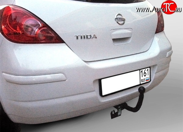 18 809 р. Фаркоп (рестайлинг) NovLine Nissan Tiida 1 хэтчбек C11 рестайлинг (2010-2014)  с доставкой в г. Набережные‑Челны