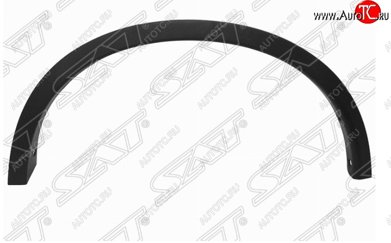 1 679 р. Молдинг арки крыла SAT (Задний, левый) Nissan X-trail 3 T32 дорестайлинг (2013-2018) (Неокрашенный)  с доставкой в г. Набережные‑Челны