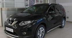 23 949 р. Защита порогов из круглой трубы диаметром 63 мм SLITKOFF  Nissan X-trail  3 T32 (2017-2022) рестайлинг  с доставкой в г. Набережные‑Челны. Увеличить фотографию 4