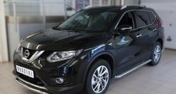 26 999 р. Широкая защита порогов SLITKOFF  Nissan X-trail  3 T32 (2017-2022) рестайлинг  с доставкой в г. Набережные‑Челны. Увеличить фотографию 4