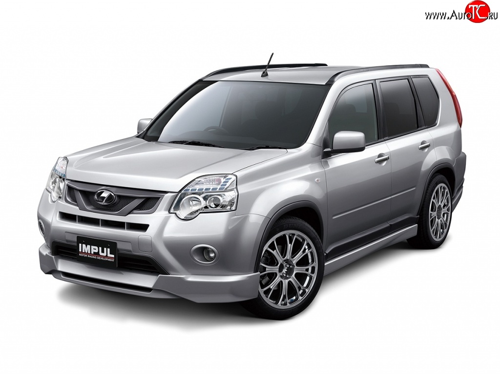 12 049 р. Решётка радиатора Impul Nissan X-trail 2 T31 рестайлинг (2010-2015) (Неокрашенная)  с доставкой в г. Набережные‑Челны