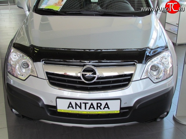 4 599 р. Дефлектор капота NovLine Opel Antara рестайлинг (2010-2015)  с доставкой в г. Набережные‑Челны