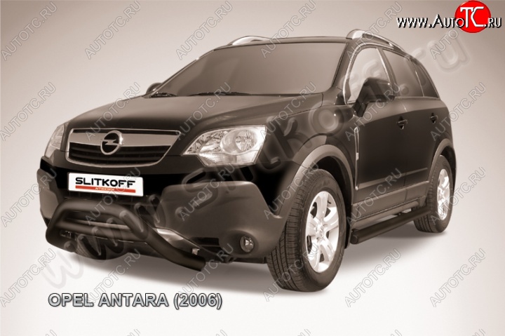 25 999 р. Кенгурятник d76 низкий  Opel Antara (2006-2010) (Цвет: серебристый)  с доставкой в г. Набережные‑Челны