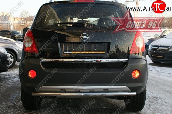 9 179 р. Защита заднего бампера Souz-96 (d42) Opel Antara (2006-2010)  с доставкой в г. Набережные‑Челны