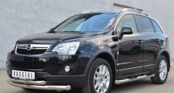 22 649 р. Защита переднего бампера (2 трубыØ76 и 63 мм, нержавейка) SLITKOFF Opel Antara рестайлинг (2010-2015)  с доставкой в г. Набережные‑Челны. Увеличить фотографию 4