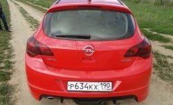 3 899 р. Накладка Sport на задний бампер Opel Astra J хэтчбек 5 дв. дорестайлинг (2009-2012) (Неокрашенная)  с доставкой в г. Набережные‑Челны. Увеличить фотографию 3