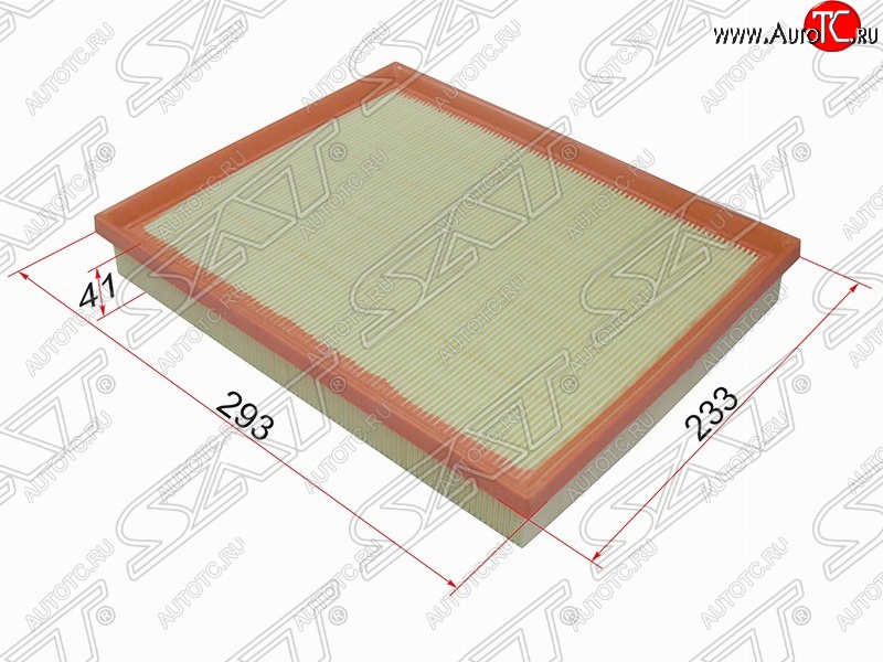 379 р. Фильтр воздушный двигателя SAT (294х244х41 mm)  Opel Astra  G - Zafira  A  с доставкой в г. Набережные‑Челны