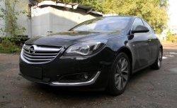 1 469 р. Сетка на бампер (рестайлинг) Russtal (черная) Opel Insignia A универсал рестайлинг (2013-2017)  с доставкой в г. Набережные‑Челны. Увеличить фотографию 2