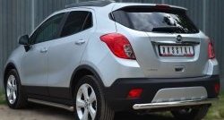 14 899 р. Одинарная защита заднего бампера из трубы диаметром 63 мм SLITKOFF  Opel Mokka (2012-2016)  дорестайлинг  с доставкой в г. Набережные‑Челны. Увеличить фотографию 4