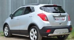 14 299 р. Защита заднего бампера (Ø75x42 мм, нержавейка) Russtal Opel Mokka  дорестайлинг (2012-2016)  с доставкой в г. Набережные‑Челны. Увеличить фотографию 4