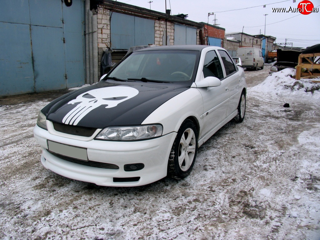 3 899 р. Юбка переднего бампера GT Style Opel Vectra B седан дорестайлинг (1995-1999)  с доставкой в г. Набережные‑Челны