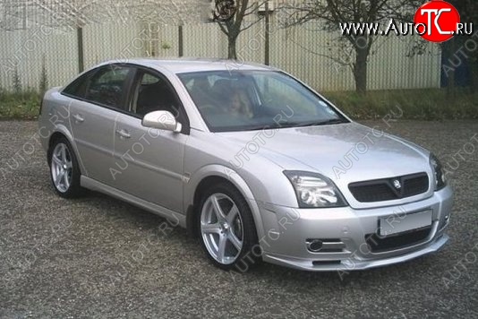 5 749 р. Накладка на передний бампер CT Opel Vectra C универсал дорестайлинг (2002-2005) (Неокрашенная)  с доставкой в г. Набережные‑Челны