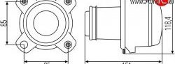 15 499 р. Модуль ближнего света Hella 1BL 008 193-001 c линзой Acura RL KB1 седан 2-ой рестайлинг (2010-2012) (Без пыльника)  с доставкой в г. Набережные‑Челны. Увеличить фотографию 2