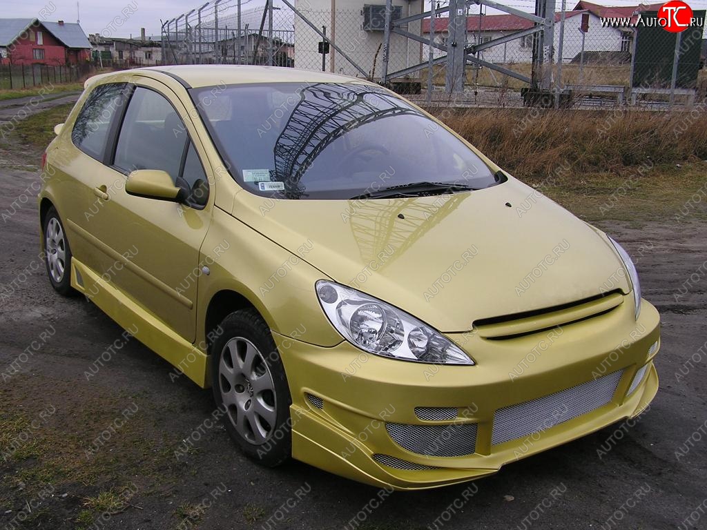 24 499 р. Передний бампер Rieger Peugeot 307 универсал дорестайлинг (2001-2005)  с доставкой в г. Набережные‑Челны