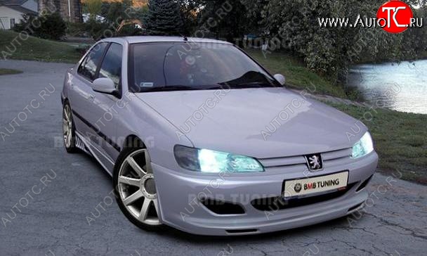 23 969 р. Передний бампер ВМВ Peugeot 406 8B седан рестайлинг (1999-2004)  с доставкой в г. Набережные‑Челны