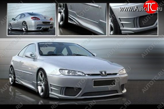 22 899 р. Передний бампер COUPE R1 Peugeot 406 8B седан рестайлинг (1999-2004)  с доставкой в г. Набережные‑Челны