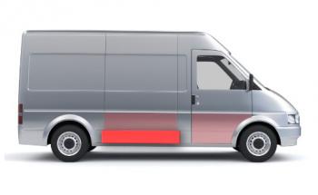 Правая средняя нижняя боковая панель (ремонтная) Wisentbull Fiat Ducato 230 (1994-2002)