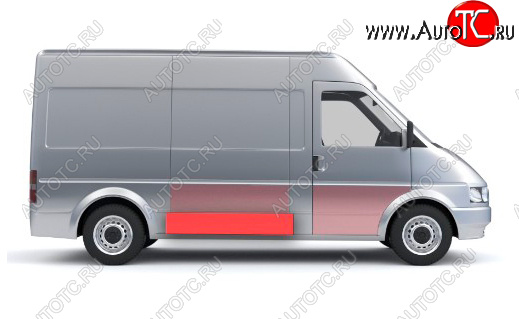 1 489 р. Правая средняя нижняя боковая панель (ремонтная) Wisentbull Fiat Ducato 230 (1994-2002)  с доставкой в г. Набережные‑Челны