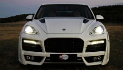 42 299 р. Пластиковый капот TECHART MAGNUM Porsche Cayenne 958 (2010-2014) (Неокрашенный)  с доставкой в г. Набережные‑Челны. Увеличить фотографию 3