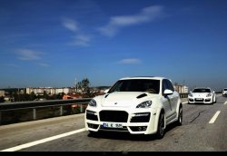 42 299 р. Пластиковый капот TECHART MAGNUM Porsche Cayenne 958 (2010-2014) (Неокрашенный)  с доставкой в г. Набережные‑Челны. Увеличить фотографию 4